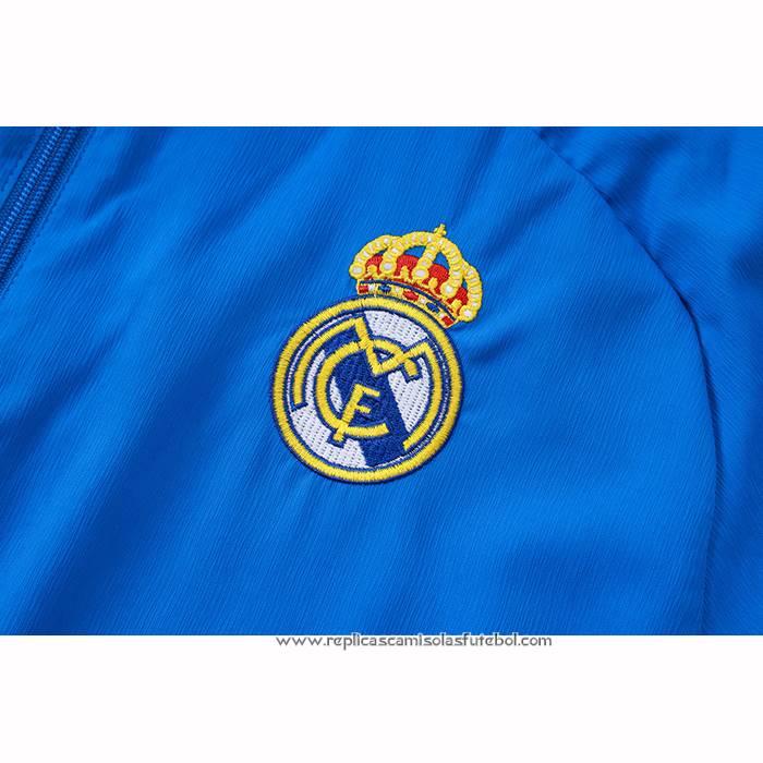 Chandal de Corta-vento do Real Madrid 2026-2027 Azul